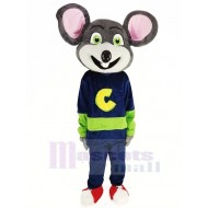 Chuck E. Cheese Ratón Traje de la mascota con ojos verdes