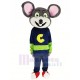 Chuck E. Cheese Mouse Mascot Costume with Green Eyes