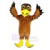 Águila marrón Traje de la mascota Ace Piloto Ave Animal