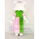 Osterhase Kaninchen Maskottchen Kostüm im bunten Kleid