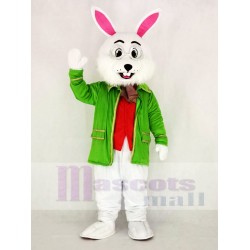 Vert Wendell Lapin de Pâques Costume de mascotte Animal