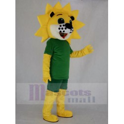Fleur de soleil mignon Lion Costume de mascotte Animal