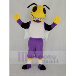 Smiling Yellow Hornet Bee Mascot Costume Insect