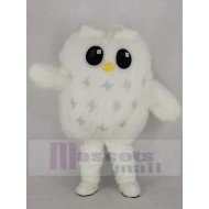 Cute White Owl Mascot Costume Animal