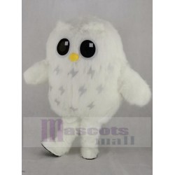 Cute White Owl Mascot Costume Animal