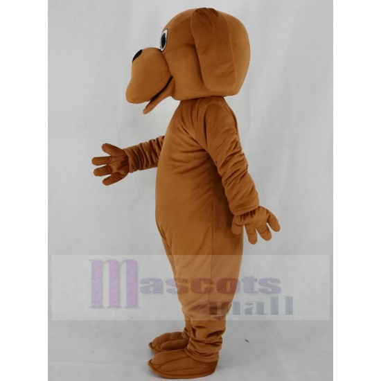 Brauner Bluthund Hund Maskottchen Kostüm Tier
