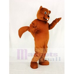 Cute Brown Nutty Squirrel Mascot Costume Animal