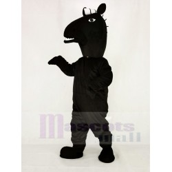 Black Mustang Horse Mascot Costume Animal