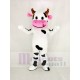Süße Kuh Maskottchen Kostüm mit rosa Mund
