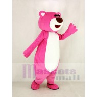 Pink Bear Mascot Costume Animal