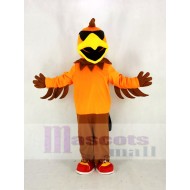Orange Rooster Mascot Costume Animal