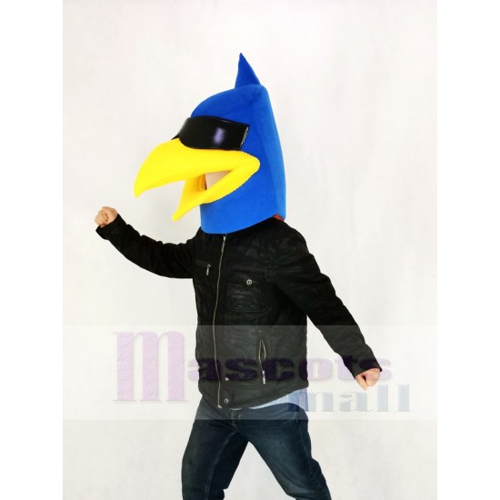 Blue Bird Mascot Costume Head Only