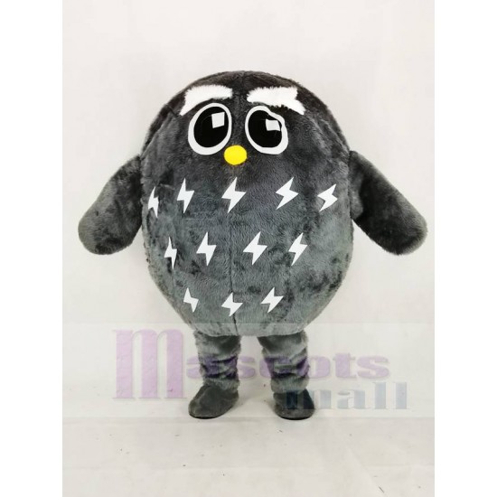 Hibou gris mignon Costume de mascotte Animal