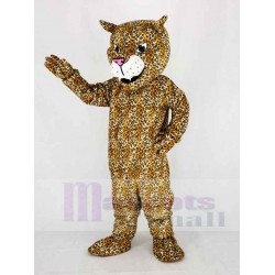 Fierce Brown Big Cat Leopard Mascot Costume Animal