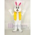 Easter Bunny Rabbit Mascot Costume with Yellow Vest