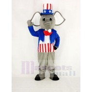 Patriotischer Elefant Maskottchen Kostüm Tier