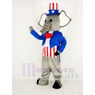 Patriotischer Elefant Maskottchen Kostüm Tier