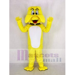 Yellow Bulldog Mascot Costume Animal