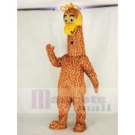 Realistische Giraffe Maskottchen Kostüm Tier