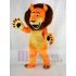 Funny Orange Lion Mascot Costume Animal