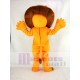 Lustige Orange Löwe Maskottchen Kostüm Tier