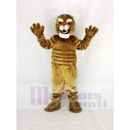 Power Brown Puma Maskottchen Kostüm Tier