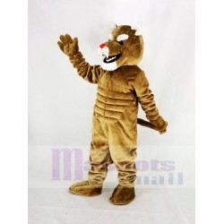 Marron puissant Puma Costume de mascotte Animal