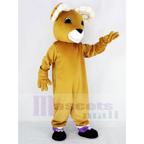 Brown Ram Mascot Costume Animal