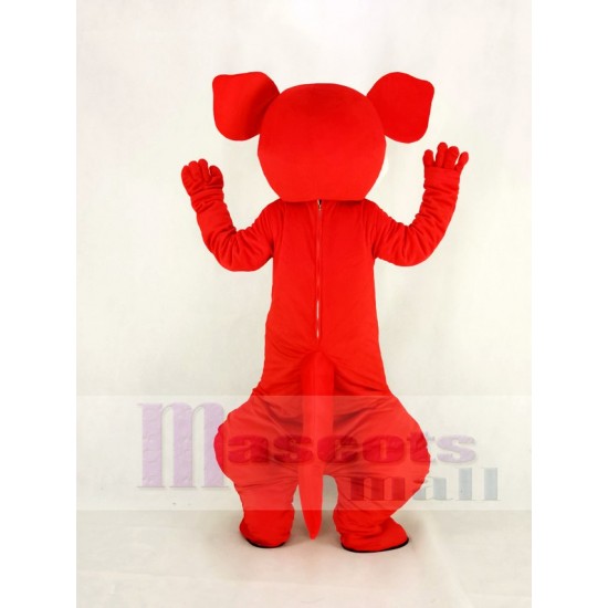 Rouge mignon Kangourou Costume de mascotte Animal