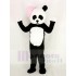 Panda Costume de mascotte avec chapeau rose