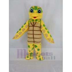 Green and Yellow Sea Turtle Mascot Costume Animal