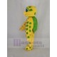 Verde y amarillo Tortuga marina Traje de la mascota Animal