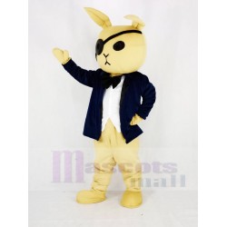Kaninchenbutler Maskottchen Kostüm mit Anzug