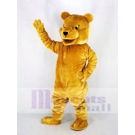 Long-haired Brown Bear Mascot Costume Animal
