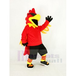 Rock Rooster Mascot Costume with Black Trousers