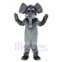 Gray Elephant Adult Mascot Costume Animal