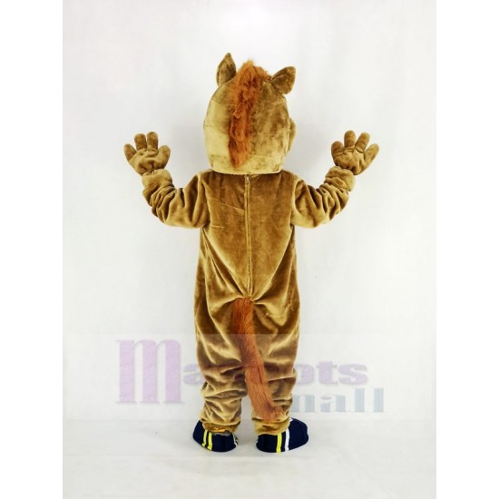 Cheval de sport Costume de mascotte Animal