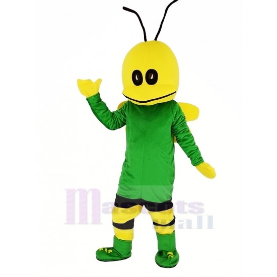 Abeille verte Costume de mascotte Insecte