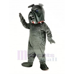 Dunkelgrauer Bully Bulldogge Maskottchen Kostüm Tier