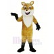 Lächelnder brauner Fuchs Maskottchen Kostüm Tier