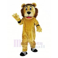 Lenny le lion Costume de mascotte avec bandeau noir