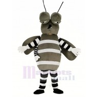 Gray Mosquito Mascot Costume