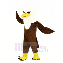 Laine longue marron Aigle Costume de mascotte Animal
