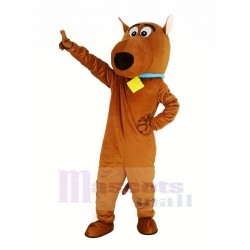 Brown Scooby Doo Dog Mascot Costume Cartoon