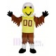 College Eagle Mascot Costume in Yellow Vest Animal