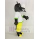 Graues Nashorn Maskottchen Kostüm mit dem Sweatshirt