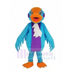 Blue Swan Bird Mascot Costume Animal