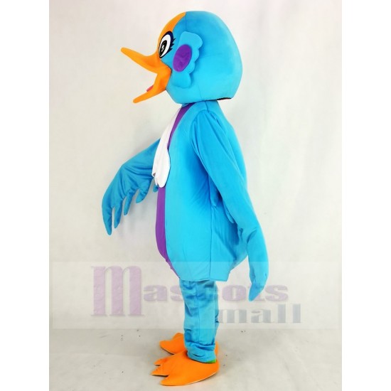Oiseau Cygne Bleu Costume de mascotte Animal