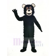 Smiling Black Bear Mascot Costume Animal