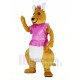 Robe rose Kangourou Costume de mascotte Animal
